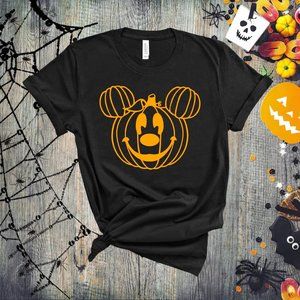Mickey Mouse Pumpkin Shirt, Disney Halloween Shirt